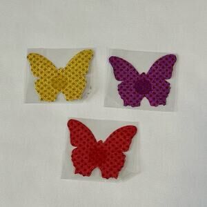 Sparkly Butterfly Pasties - Set of 3 Colors